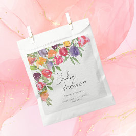 Die Segen-Tulpen der Natur und die Kinderdusche im Geschenktütchen