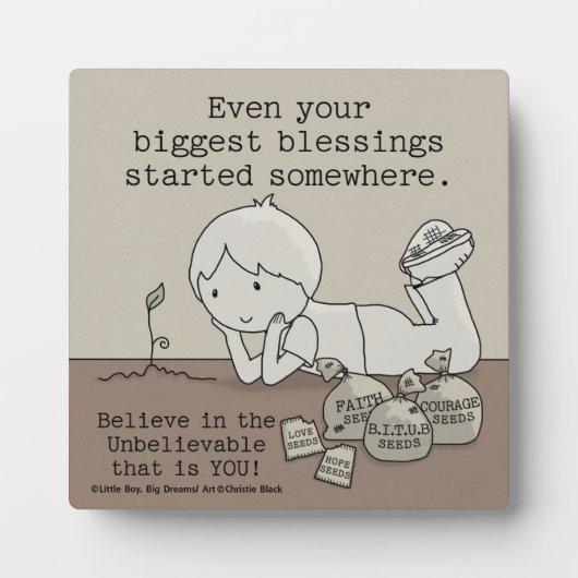 Die Segnungen begannen irgendwo Fotoplatte (Vorderseite)