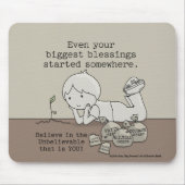 Die Segnungen begannen irgendwo Mousepad (Vorne)