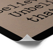 Die Segnungen begannen irgendwo Poster (Ecke)