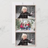 Die Segnungen der Weihnachts-Fotokarte Feiertagskarte (Rückseite)