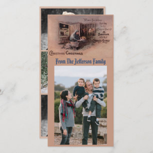 Die Segnungen der Weihnachts-Fotokarte Feiertagskarte