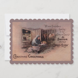 Die Segnungen der Weihnachtsflachkarte Feiertagskarte