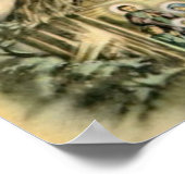 Die Segnungen der Weihnachtskrippen Poster (Ecke)