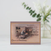 Die Segnungen der Weihnachtspostkarte Feiertagspostkarte (Stehend Vorderseite)