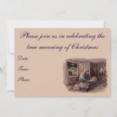 Die Segnungen der Weihnachtszeit-Party Einladung (Rückseite)