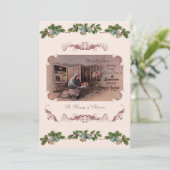 Die Segnungen der Weihnachtszeit-Party Einladung (Stehend Vorderseite)