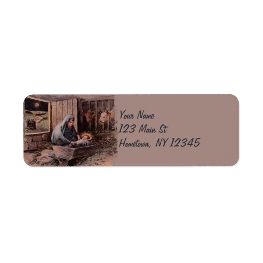 Die Segnungen der Weihnachtszeit-Rücksendeadressen (Vorne)