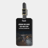 Die Sehenswürdigkeiten von Jazan und seine Vororte Gepäckanhänger (Vorderseite vertikal)