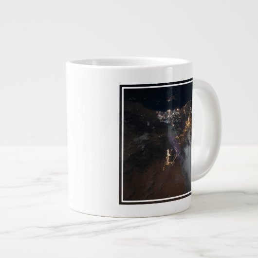 Die Sehenswürdigkeiten von Jazan und seine Vororte Jumbo-Tasse (Vorderseite Rechts)