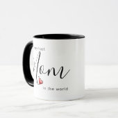 Die sehr beste Mama in der Welt mit Liebe Tasse (Vorderseite Links)