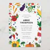 Die sehr hungrige Obstdusche der Raupe Einladung (Vorne/Hinten)