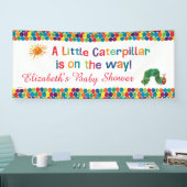 Die sehr hungrige Raupe-Babydusche Banner (Messe)