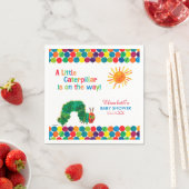 Die sehr hungrige Raupe-Babydusche Serviette (Beispiel)