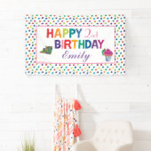 Die sehr hungrige Raupe Butterfly zum Geburtstag Banner (Insitu)