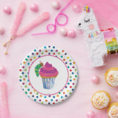 Die sehr hungrige Raupe Butterfly zum Geburtstag Pappteller (Party)