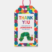 Die sehr hungrige Raupe danke Ihnen Geschenkanhänger (Vorderseite)