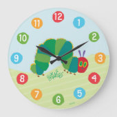 Die sehr hungrige Raupe, guter Morgensonne Große Wanduhr (Vorderseite)