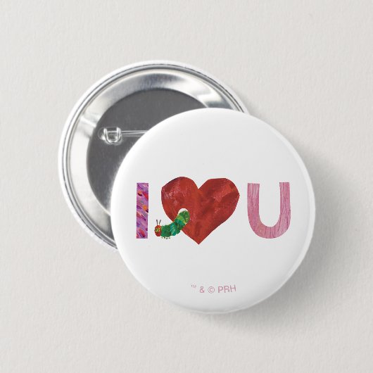 Die sehr hungrige Raupe | Ich höre dich Button (Vorne & Hinten)