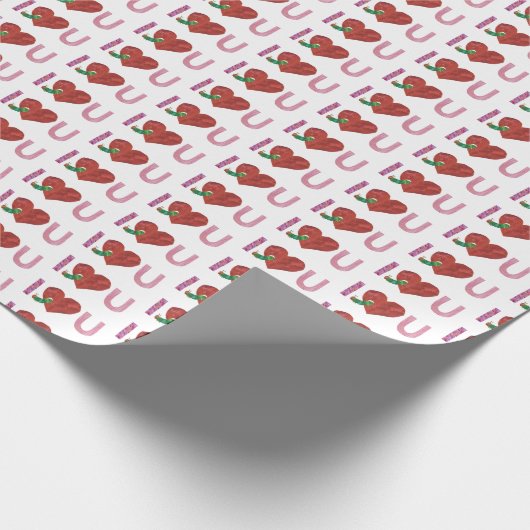 Die sehr hungrige Raupe | Ich höre dich Geschenkpapier (Ecke)