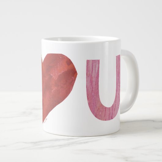 Die sehr hungrige Raupe | Ich höre dich Jumbo-Tasse (Vorderseite Rechts)