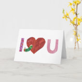 Die sehr hungrige Raupe | Ich höre dich Karte (Gelbe Blume)