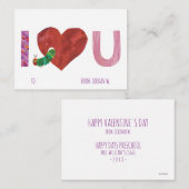 Die sehr hungrige Raupe | Ich höre dich Mitteilungskarte (Vorne/Hinten)