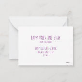 Die sehr hungrige Raupe | Ich höre dich Mitteilungskarte (Rückseite)