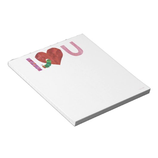 Die sehr hungrige Raupe | Ich höre dich Notizblock (angewinkelt)