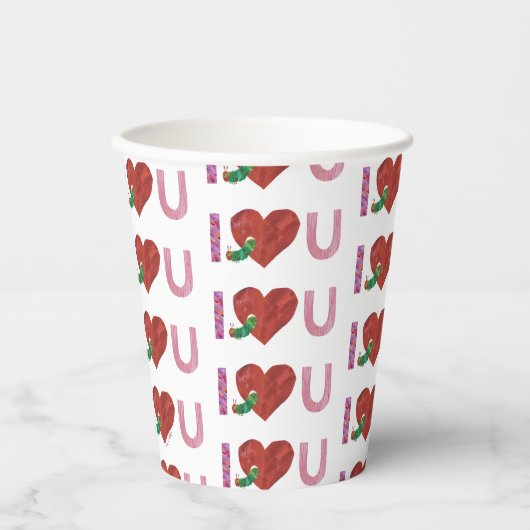 Die sehr hungrige Raupe | Ich höre dich Pappbecher (Vorderseite)