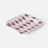 Die sehr hungrige Raupe | Ich höre dich Pappteller (Gewinkelt)