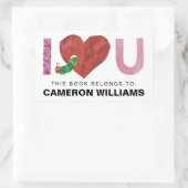 Die sehr hungrige Raupe | Ich höre dich Rechteckiger Aufkleber (Tasche)