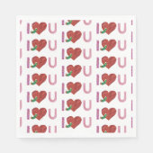 Die sehr hungrige Raupe | Ich höre dich Serviette (Vorderseite)