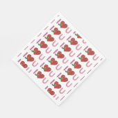 Die sehr hungrige Raupe | Ich höre dich Serviette (Ecke)