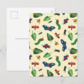 Die sehr hungrige Raupe ist ein freundliches Muste Postkarte (Vorne/Hinten)