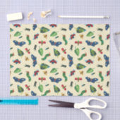 Die sehr hungrige Raupe ist ein freundliches Muste Seidenpapier (Handwerk)