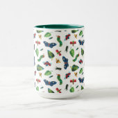 Die sehr hungrige Raupe ist ein freundliches Muste Tasse (Zentrum)