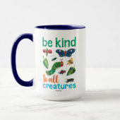 Die sehr hungrige Raupe ist ganz kreativ Tasse (Links)