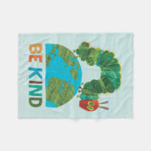 Die sehr hungrige Raupe ist nett Fleecedecke (Vorderseite (Horizontal))