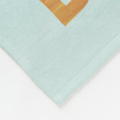 Die sehr hungrige Raupe ist nett Fleecedecke (Ecke)