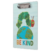 Die sehr hungrige Raupe ist nett Klemmbrett (Links)