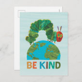 Die sehr hungrige Raupe ist nett Postkarte (Vorne/Hinten)