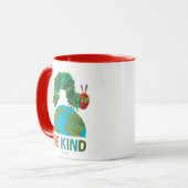 Die sehr hungrige Raupe ist nett Tasse (Vorderseite Links)