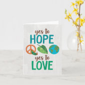 Die sehr hungrige Raupe Ja zur Hoffnung Karte (Gelbe Blume)