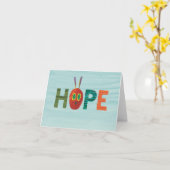 Die sehr hungrige Raupe Karte (Gelbe Blume)