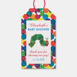 Die sehr hungrige Raupe Kinderdusche Vielen Dank Geschenkanhänger