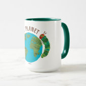 Die sehr hungrige Raupe Liebe für Ihren Planeten Tasse (VorderseiteRechts)