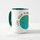 Die sehr hungrige Raupe Liebe für Ihren Planeten Tasse (Vorderseite Links)