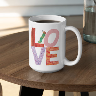 Die sehr hungrige Raupe   LIEBE Kaffeetasse