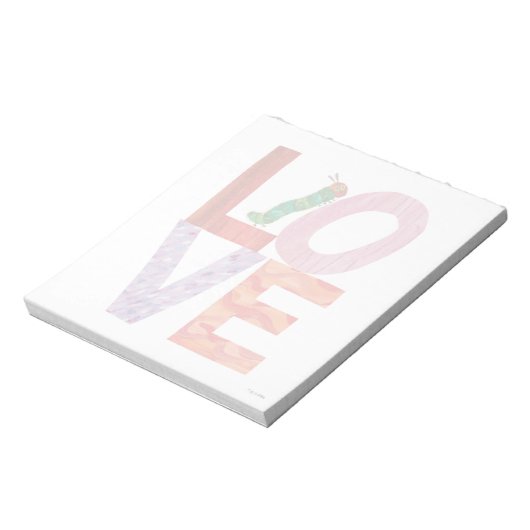 Die sehr hungrige Raupe | LIEBE Notizblock (Rotiert)